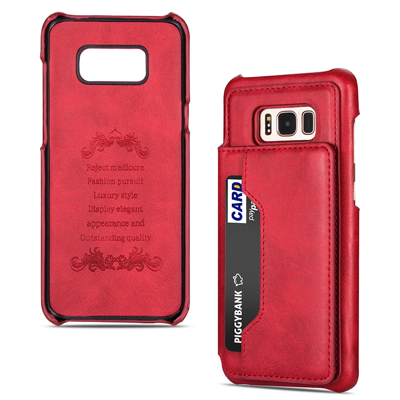 

Flip PU Leather Case For Samsung Galaxy S8 S9 S10 Plus Vintage Phone Cases For Samsung Galaxy Note 8 9 10 A50 A70 Back Covers