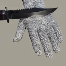 1 пара рабочих защитных перчаток защита из нержавеющей стали проволока резки металлической сетки мясника анти-резки дышащие перчатки