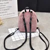 Women Mini Backpack Corduroy Small Crossbody Bag For Teenage Girl Striped Soft Cloth Fabric Shoulder Bag Ladies Kids Phone Purse 4
