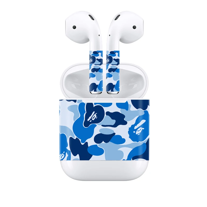 3m ПВХ печать наклейки для Apple гарнитура Airpods высокое качество защитные