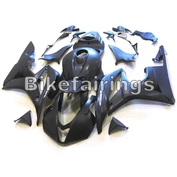 ABS пластик полный комплект обтекателя для Honda CBR600RR F5 2007 2008 CBR 600 RR 07 08 впрыск мотоциклетный кузов-матовый чистый черный