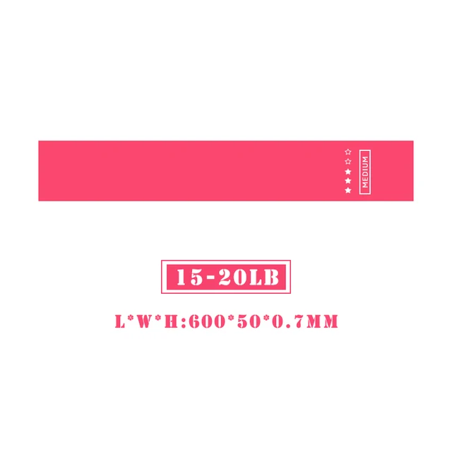 Yoga Resistance Rubber Bands For Fitness 5 Level Workout Elastic Bands Expander Pilates Sports Training Crossfit Gym Equipment Rose red