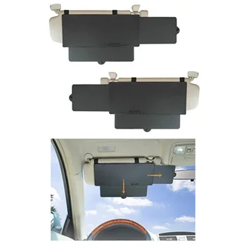 

Universal Car Sun Visor Extender 31-55cm*13-21cm Black Shield Extension Front Side Window Shade Anti-Glare Truck Eye Protection