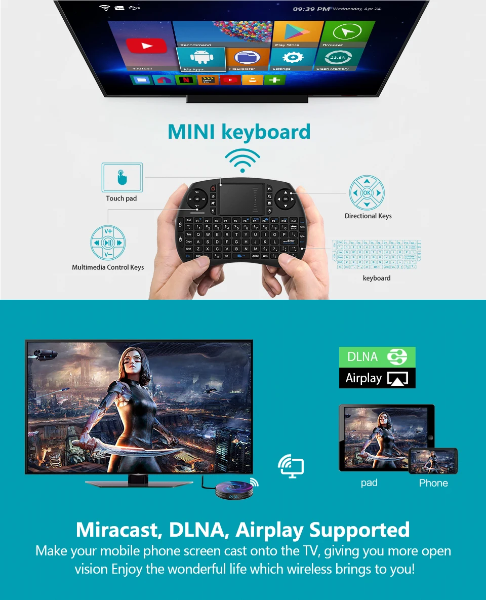 HK1 Max Plus RK3368PRO Android 9,0 ТВ приставка поддерживает гигабитный порт lan bluetooth 4,0 4G 64G/128g 5g wifi 4K Google Youtube Netflix
