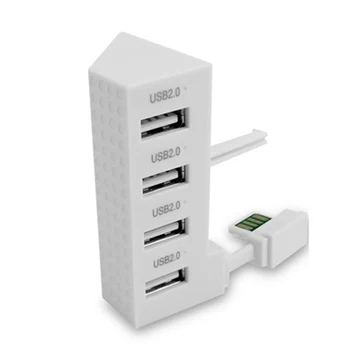 

Pro 4 Ports USB 2.0 Gamepad HUB USB Splitter Classic Colors Simple Enduring Expansion Adapter for Xbox ONE Slim