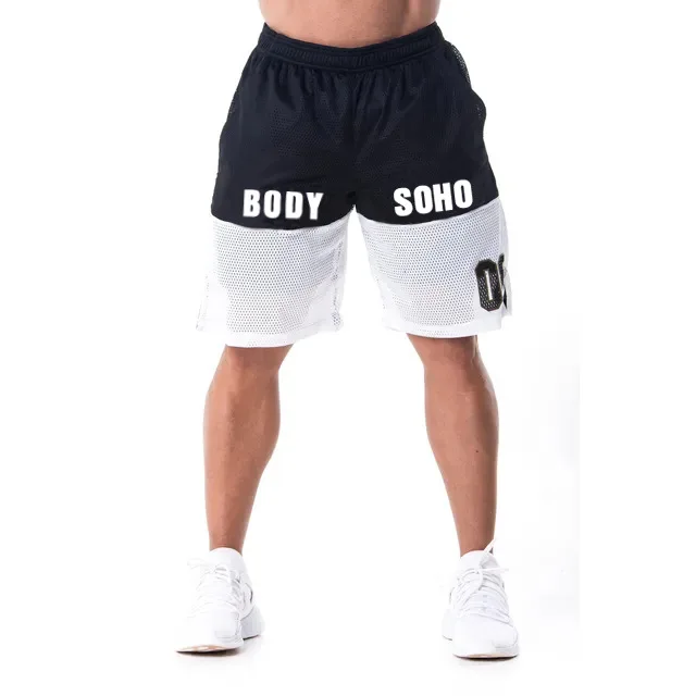 Muscle Dr. Brothers Европа и Америка сетчатые быстросохнущие дышащие шорты мужские спортивные шорты для фитнеса