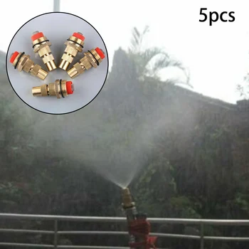 

5PCS 1/2" Adjustable Spray Nozzle Atomizing Lawn Misting Sprinkler Gardening Hose Nozzles & Wands Spray Nozzle Cooling Watering