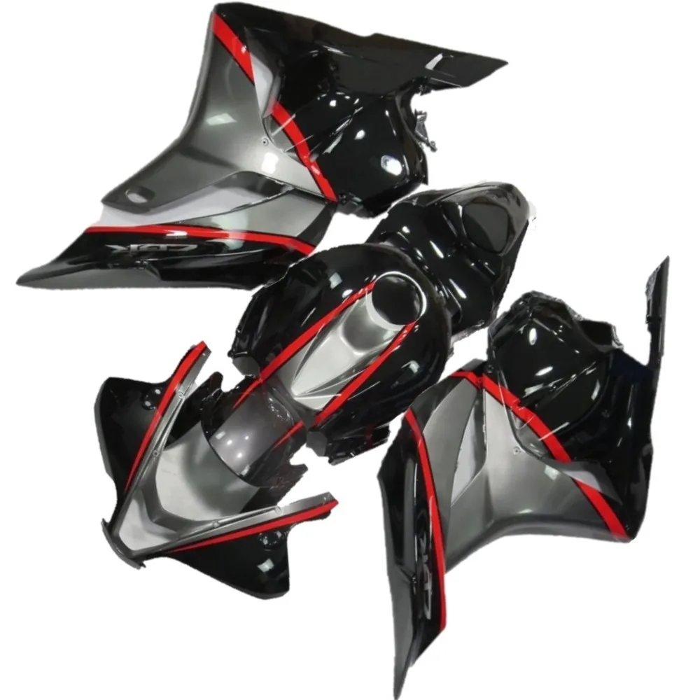 ABS Пластик черный и серый; свободный Обтекатели для Honda 2009 2010 2011 2012 CBR600 RR F5 год 09-12 впрыска капоты