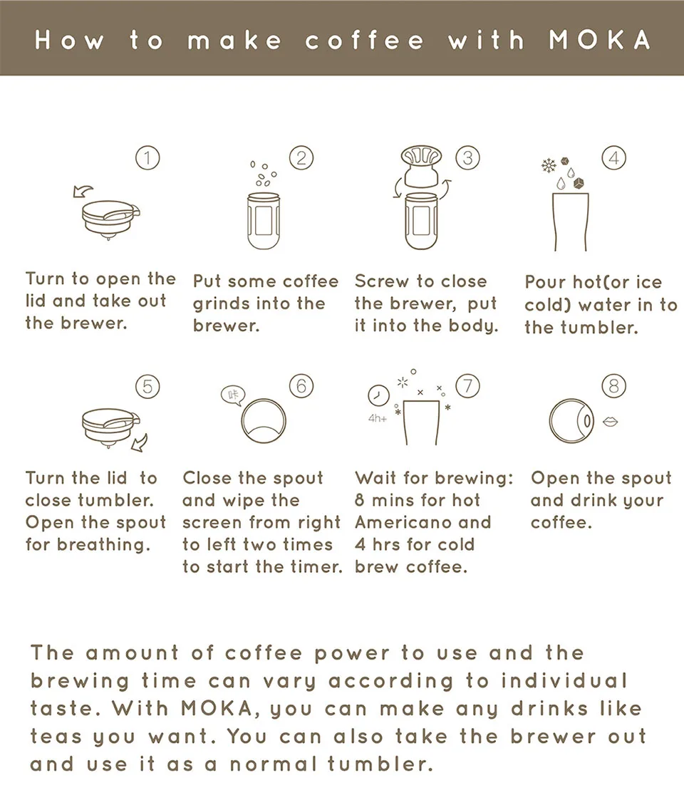 Original Xiaomi Mijia Kiss Kiss Fish Stainless Steel Thermal Vacuum Water Bottle Sensitive Temperature Sensor with Coffee Brewer (11)