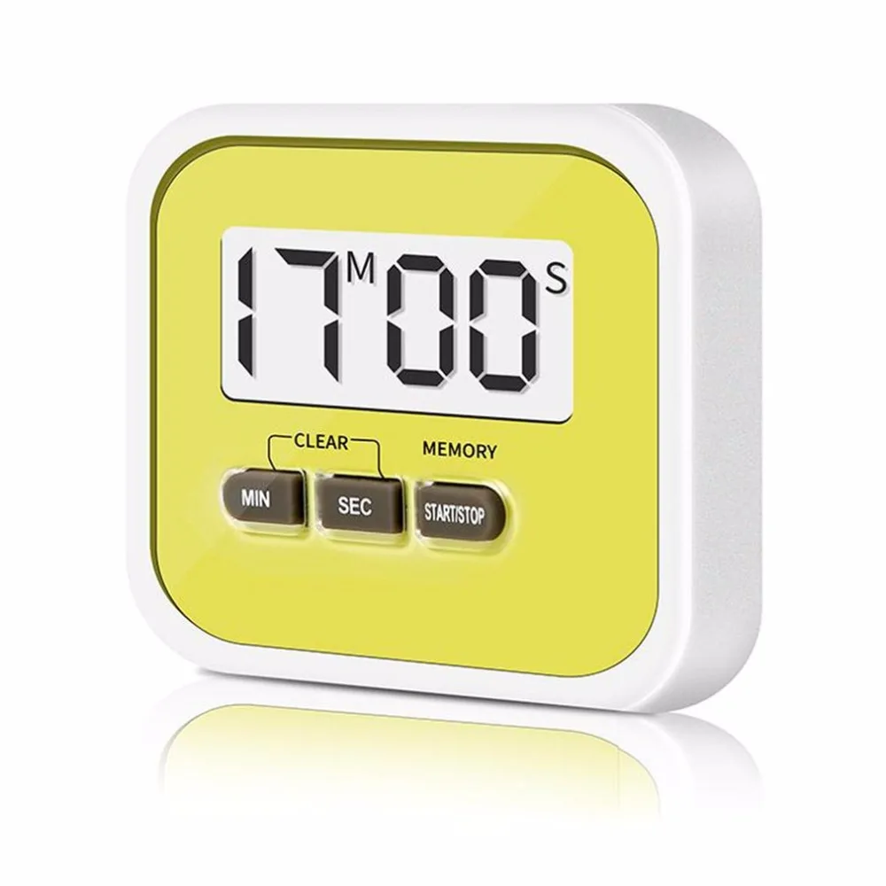 

Practical Use Digital Large LCD Display Home Kitchen Timer Electronic Kitchen Cooking Timer Stopwatch Cooking Tools