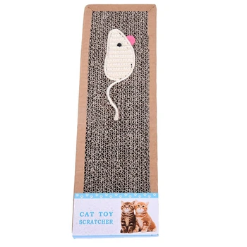

NEW-Cat Kitten Corrugated Scratch Board Pad Scratcher Bed Mat Claws Care & Cat Kitten Scratch Board Pad Corrugated Scratcher