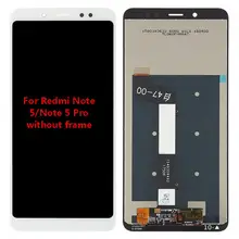 С рамкой дисплей для Xiaomi Redmi Note 5 ЖК с кодирующий преобразователь