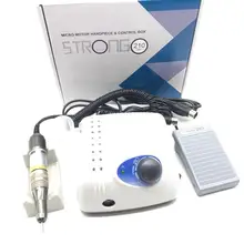 35000 об/мин Authent 65 Вт Электрический сверлильный станок для ногтей мощный 210 2,35 мм модельные инструменты для маникюра и педикюра маникюрный набор