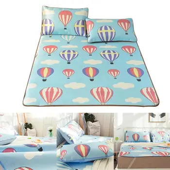 

3D Printed Mat Bed Pad Summer Hot Air Balloon Mat Foldable Cooling Mattress Pad Modern Decoration For Bedroom Cool Feeling