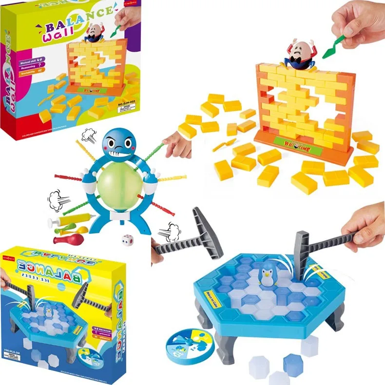 

Beat Penguin Ice-Breaking Taiwan Split Wall Toy Penguin Tabletop Game Parent And Child Interactive Educational Toy Douyin Celebr