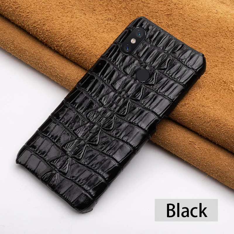 Чехол для телефона для Xiaomi mi 8 9 se 9T A1 A2 A3 lite Poco F1 Max 2 3 крокодильим хвостом, чехол для Red mi 6 6a 7 7a Note 4 4x5, 6, 7, 8 Pro - Цвет: Black Tail