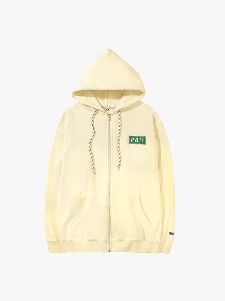 Beige VIISHOW Мужская Спортивная повседневная одежда на молнии, модные толстовки с капюшоном, осенние толстовки, мужская повседневная толстовка, куртка WD1676193 - Color: Beige