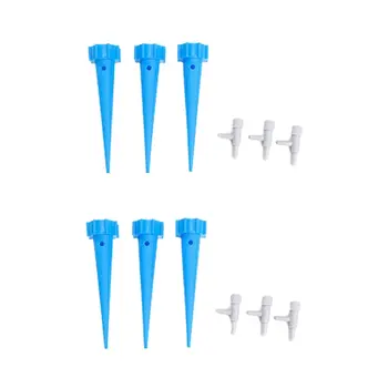 

6Pcs/Set 2ml Automatic Plant Watering Device Adjustable Stakes System Convenient Automatic Watering Plant Spike Garden Supplies