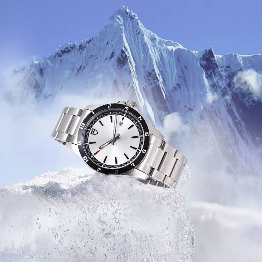 

Fashionable and exquisite Men Automatic Mechanical Watch 43mm Watch Military Sport Clock 316L Steel White Dial Men