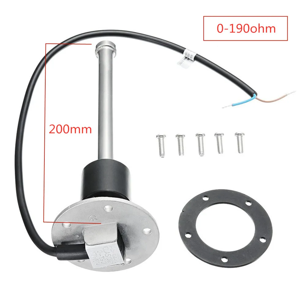 200mm 0-190ohm 0-190ohm 240-33ohm масляный жидкостный бак топливный датчик уровня воды датчик для лодки морской автомобиль яхта отправка топлива блок Поплавковый переключатель - Цвет: 200mm 0-190ohm