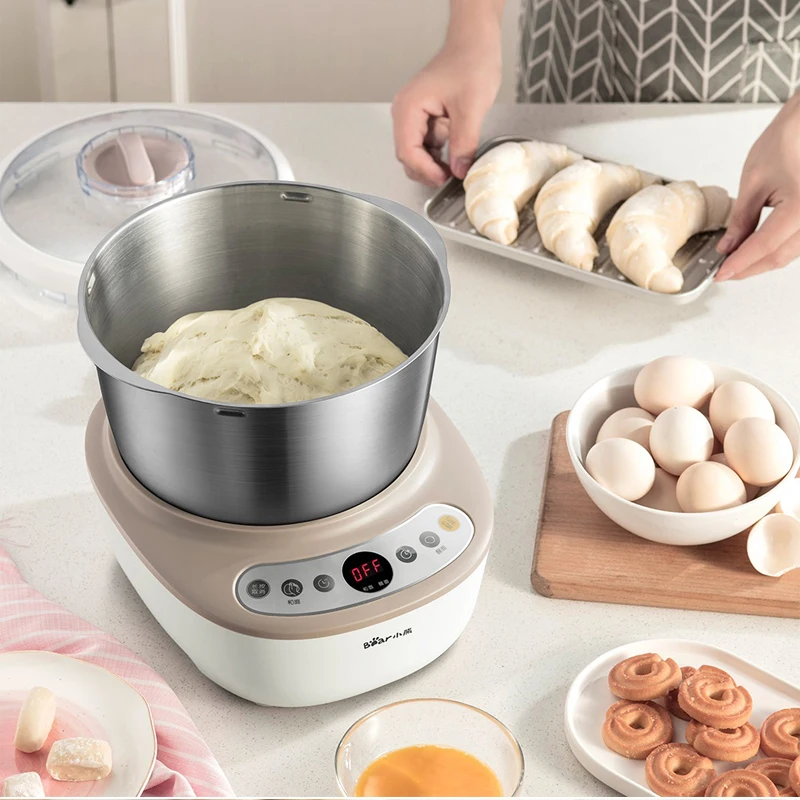 Небольшой автоматический Электрический миксер для теста бытовая машина