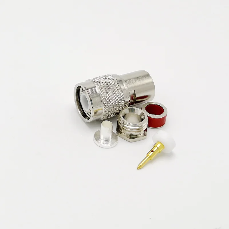 50-3 TNC разъем для RG58 RG142 RG223 LMR195 50-3 кабель TNC RF разъем 10 шт