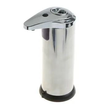 

Automatic Dish Soap Dispenser Pump Smart Sensor Stainless Steel Liquid Soap Holder Shampoo Dispenser Bathroom Liquid Foam Pump