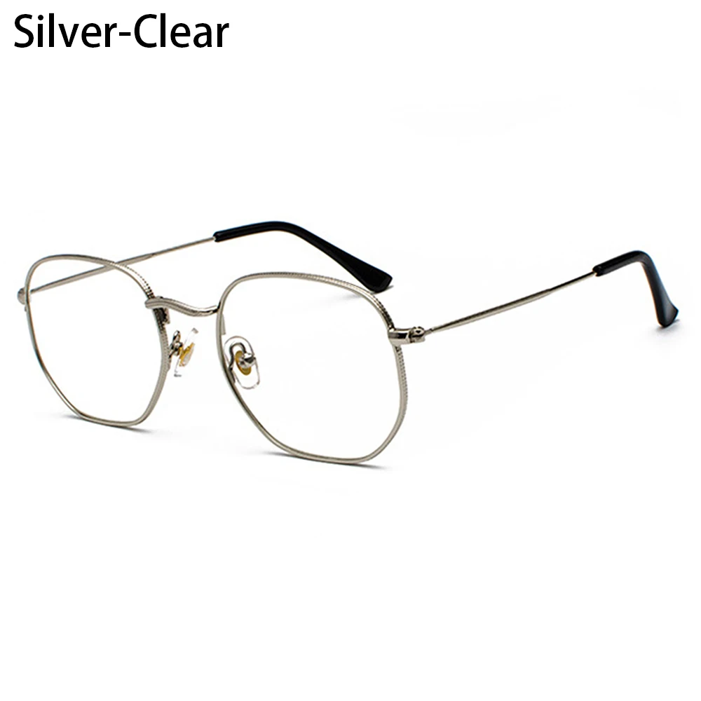 Sleek Unisex Mirrored Lens UV400 Metal Frame Sunglasses