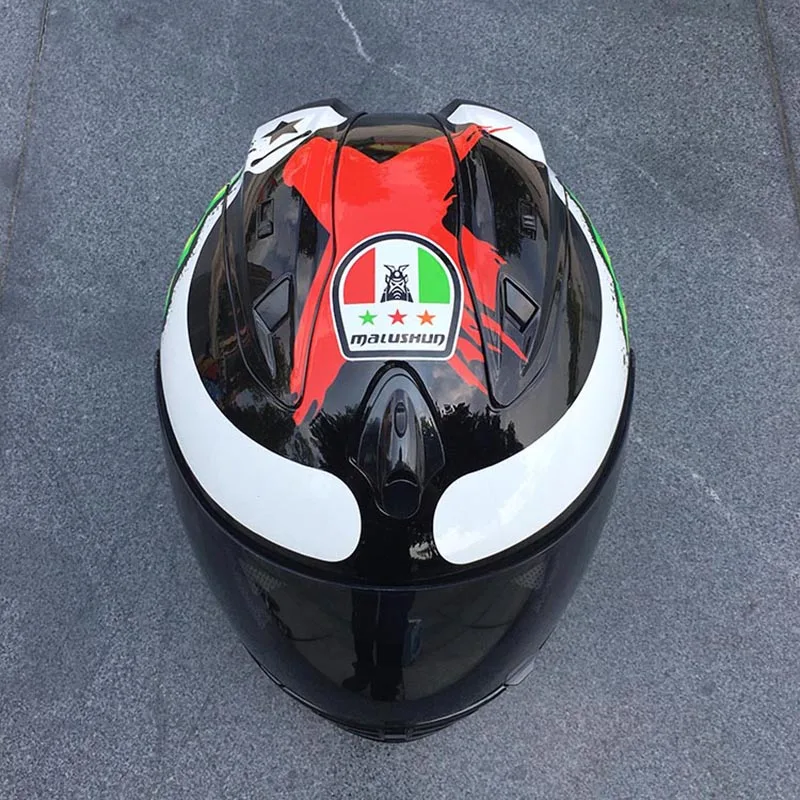 Мотоциклетный шлем мужские и женские шлемы на все сезоны стильный крутой мотоциклетный безопасный гоночный шлем