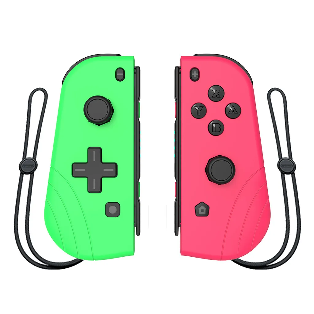 Джойстик Joy-Con для замены джойстика с левой и правой стороны, игровой джойстик для пульта переключения, пульт с одним нажатием на один клик, джойстик для игровой консоли - Цвет: Розовый