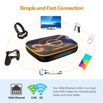 

HK1 RBOX R1 Android 10 4GB 64GB TVbox Android 10.0 Smart TV BOX Rockchip RK3318 4K 60fps USB3.0 Google Play Netflix Youtube