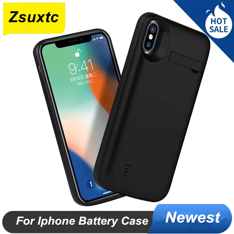 Power Bank 10000Mah Battery Case for iPhone 15 14 13 12 11 and earlier models