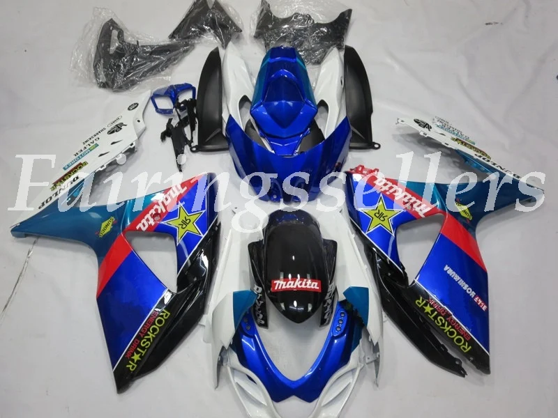 Литье под давлением ABS мотоцикл обтекатели комплект подходит для Suzuki GSX-R1000 09 10 11 12 13 14 15 16 Обтекатели Черный Красный - Цвет: Red blue black