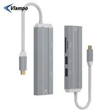 VLAMPO 4 in 1 Multi USB3.0 HUB Expansion Dock Conv
