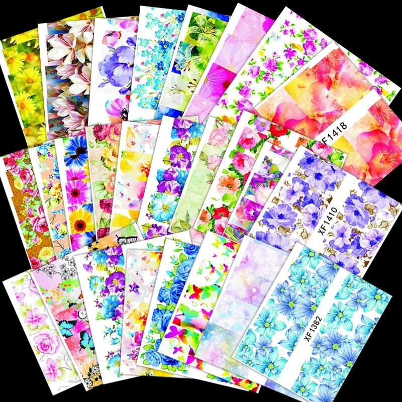 

Nail Art Decorations for Nail Tips DIY Design Nail Stickers Nail Art Sticker Water Decal Transfer Self Adhesive Sticker