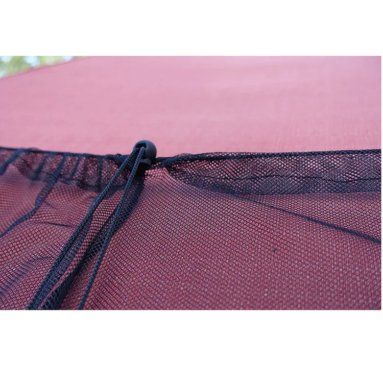 2021 high quality outdoor outdoor restaurant courtyard with zipper anti-mosquito umbrella net cover parasol mosquito net
