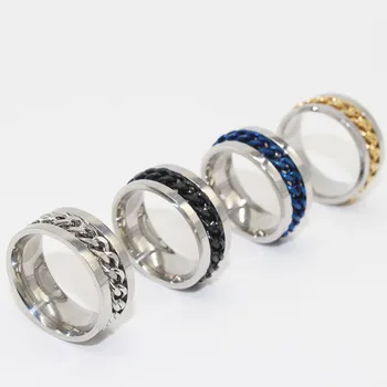 

Titanium steel men's ring male version of the personality ring tide single titanium steel finger anillos acero inoxidable mujer
