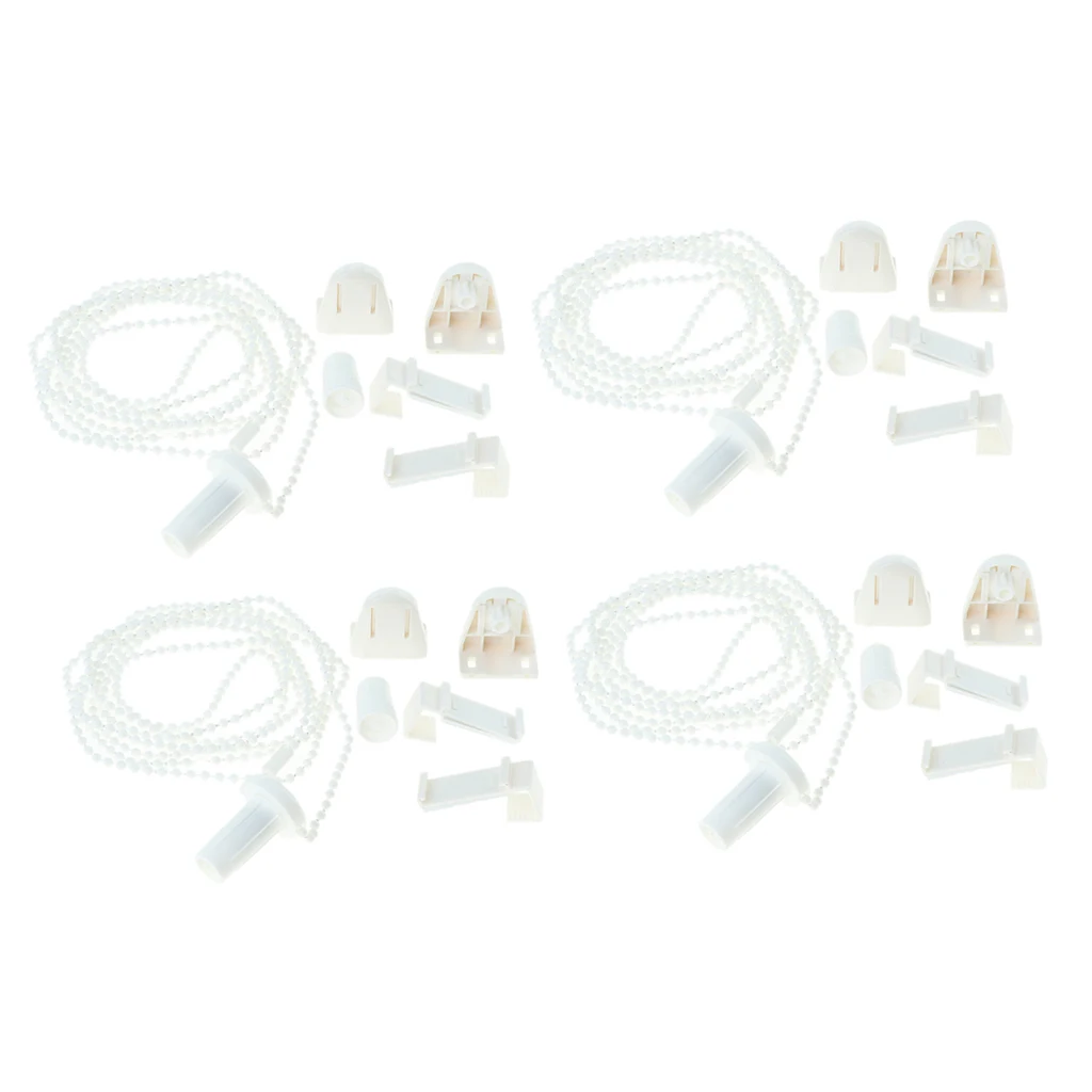 4pcs 17mm Curtain Roller Shade Clutch Bracket Roller Blind Fitting 850mm