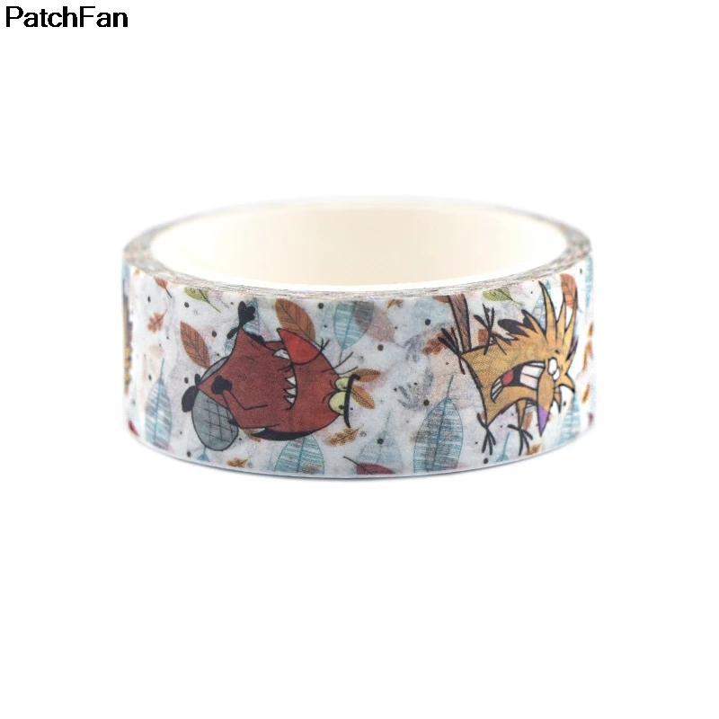 20 шт./лот Patchfan Мультфильм Сердитый Бобр DIY Скрапбукинг липкий клей Васи бумага маскирующая лента печатные наклейки A2379