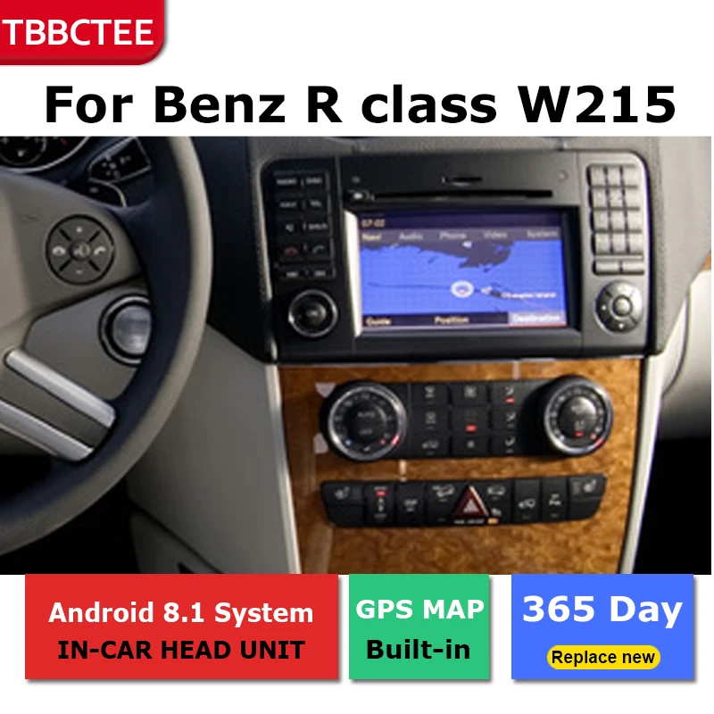 2 Din Android радио, Bluetooth, GPS навигация wifi стерео видео для Mercedes Benz R class W215 2005~ 2013 автомобильный мультимедийный плеер