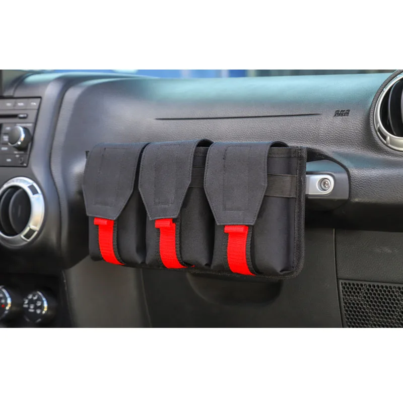 Подходит для Jeep Wrangler JK 2007- автомобильный пассажирский сиденье приборной панели ручка захват ящик для хранения держатель Контейнер карманы