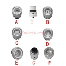 5 шт керамические кварцевые сменные катушки для Longmada 510 Rig портативные eNail MR BALD T III воск сухой травы испаритель катушки чаша