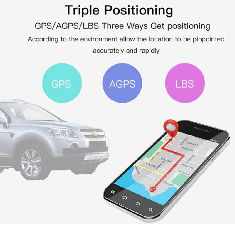 Мини gps трекер локатор GF-07 автомобиля GSM в реальном времени онлайн GSM GPRS устройство слежения локатор через