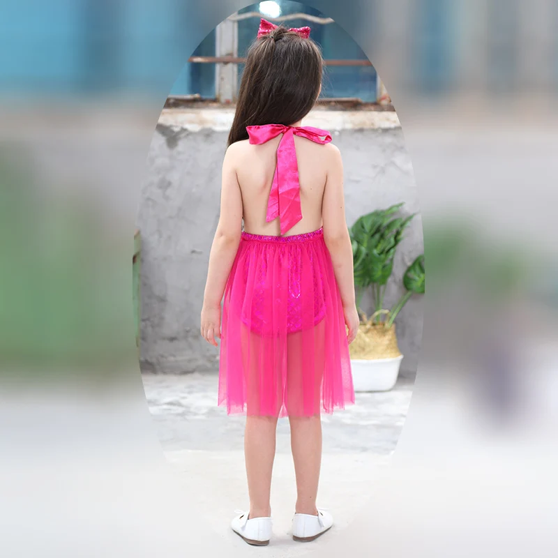 Vestido de sereia infantil, verão, praia, halloween, roupa amarela, festa  de piscina, roupa de banho - AliExpress