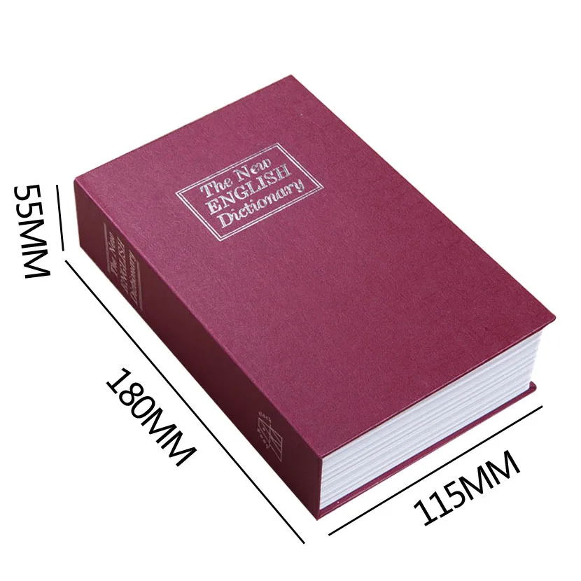 Safe Box Piggy Bank Secret Book For Coin Money Stash Security Hidden Safes Cash Money Storage Jewellery Digital Password Locker