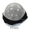 Duro PUG - India Human Hair Men Toupee Poly with Gauze All Over Men Wig 6 Inches Hair Unit for Men ► Photo 2/6