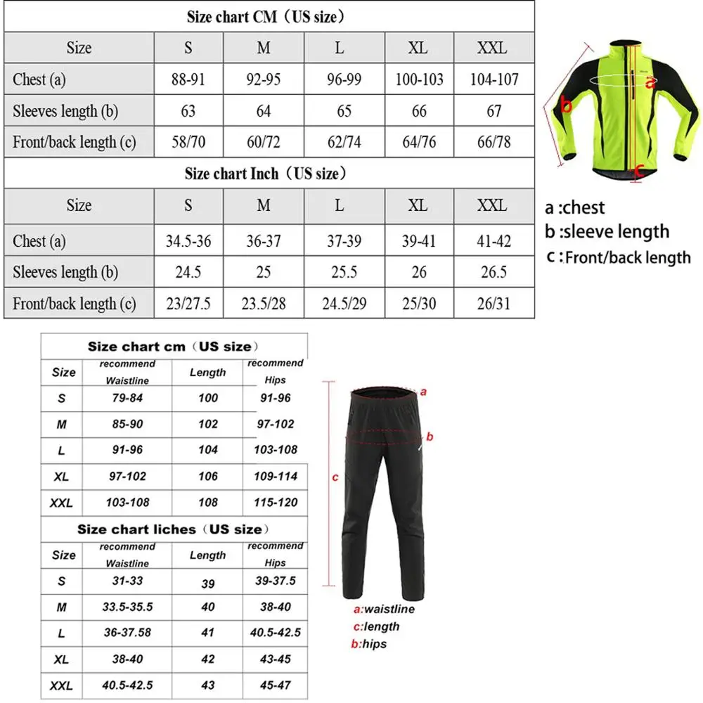 ARSUXEO мужская зимняя куртка для велоспорта, теплые, флисовые, вепродуваемые MTB велосипедная куртка, брюки, уличная спортивная одежда