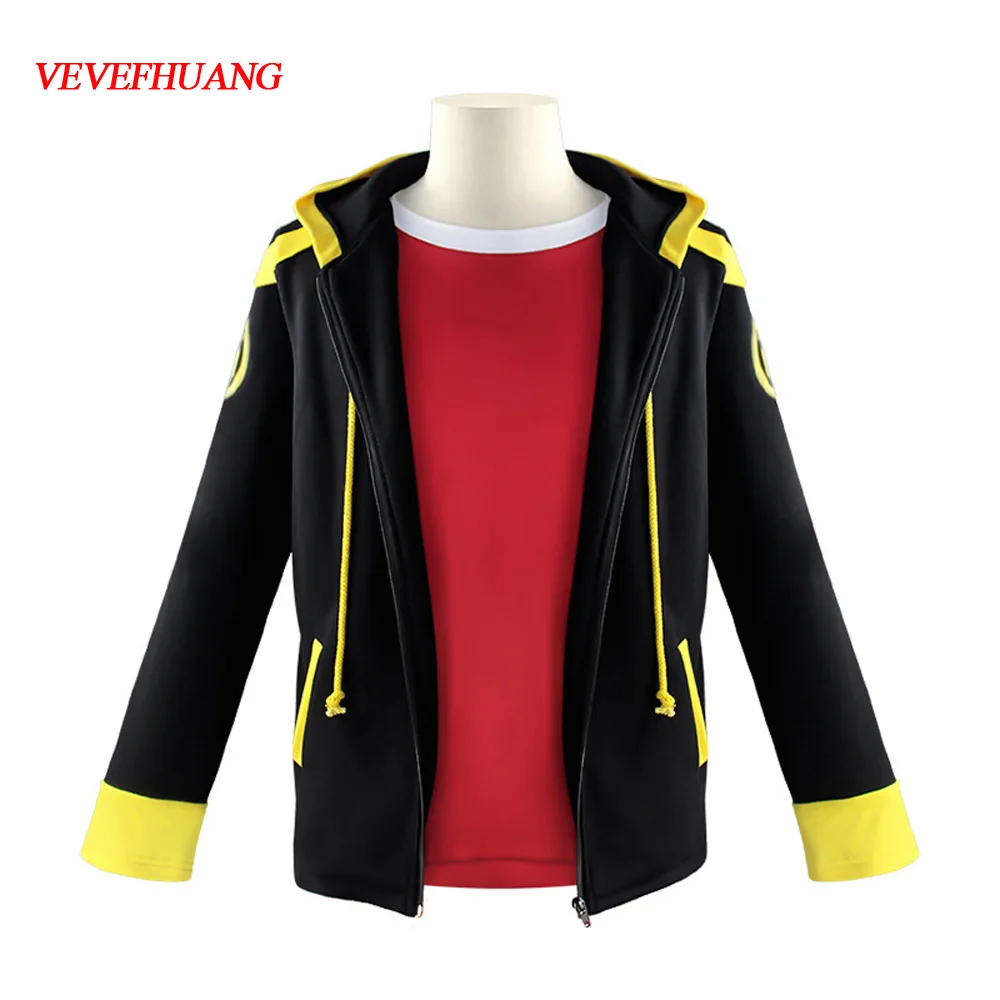 

VEVEFHUANG New Anime Mystic Messenger Cosplay Costume 707 Saeyoung Luciel Choi Outfit Halloween Costumes Hooded Jacket Hoodies