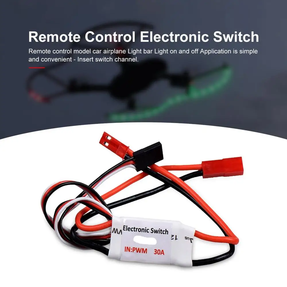 30A ток 3,7 V-27 V Дистанционное Управление электронный переключатель RC насос переключатель приемник PWM сигналов для переключения света