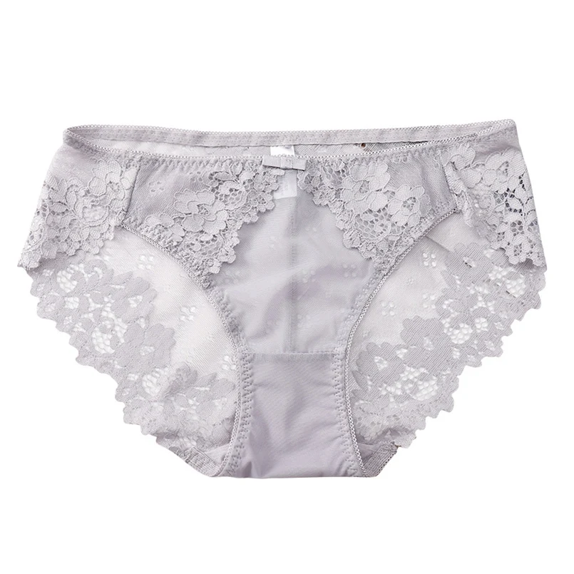 Women's underwear sexy lace high elastic ice silk underwear underwear women's breathable ladies waist underwear underwear 20N5 (19)